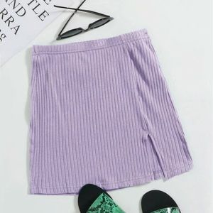 Pastel Purple Mini Skirt